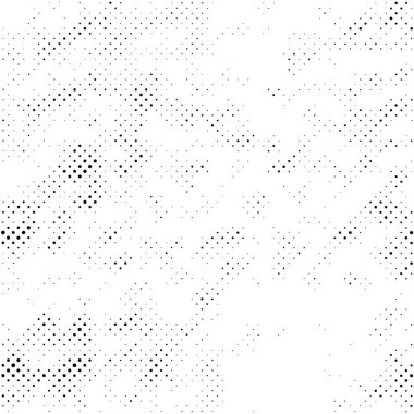 Grunge yarım ton vektör arkaplan. Yarı ton vektör dokusunu belirler. Gradyan yarım ton, pop sanatında arka planda yer alır. Siyah ve beyaz desenli. Mürekkep Yazdırma Sıkıntısı Arkaplanı 