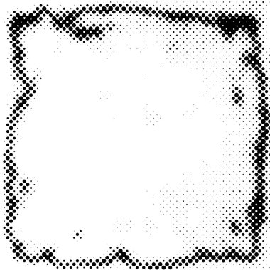 Grunge yarım ton vektör arkaplan. Yarı ton vektör dokusunu belirler. Gradyan yarım ton, pop sanatında arka planda yer alır. Siyah ve beyaz desenli. Mürekkep Yazdırma Sıkıntısı Arkaplanı 