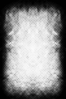 Grunge yarım ton vektör arkaplan. Yarı ton vektör dokusunu belirler. Gradyan yarım ton, pop sanatında arka planda yer alır. Siyah ve beyaz desenli. Mürekkep Yazdırma Sıkıntısı Arkaplanı 