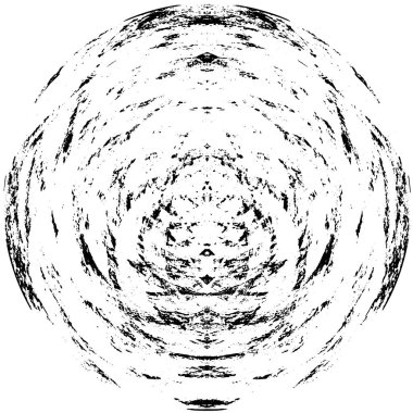 Soyut arkaplan. monokrom dokusu. Beyaz arkaplanda siyah ve beyaz dairesel arkaplan