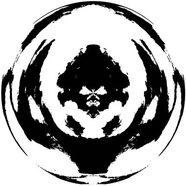 Soyut arkaplan. monokrom dokusu. Beyaz arkaplanda siyah ve beyaz dairesel arkaplan