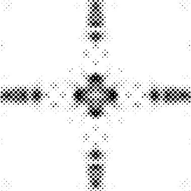 Grunge yarım ton vektör arkaplan. Yarı ton vektör dokusunu belirler. Gradyan yarım ton, pop sanatında arka planda yer alır. Siyah ve beyaz desenli. Mürekkep Yazdırma Sıkıntısı Arkaplanı 