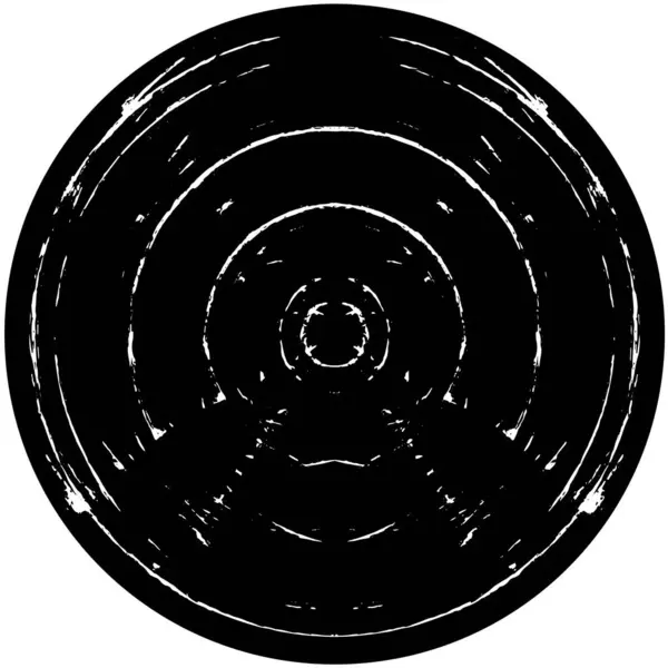 Fondo Abstracto Fondo Geométrico Círculo Blanco Negro — Archivo Imágenes Vectoriales