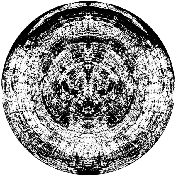 Abstracte Achtergrond Zwart Wit Cirkel Geometrische Achtergrond — Stockvector
