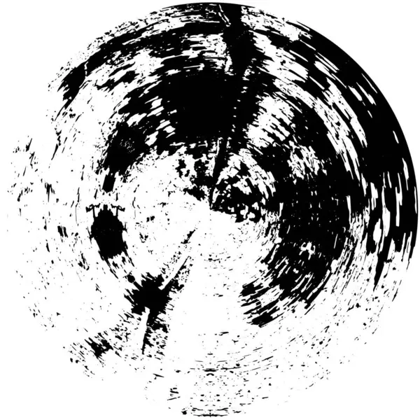 Абстрактний Фон Монохромна Текстура Чорно Білий Круглий Фон Білому Тлі — стоковий вектор