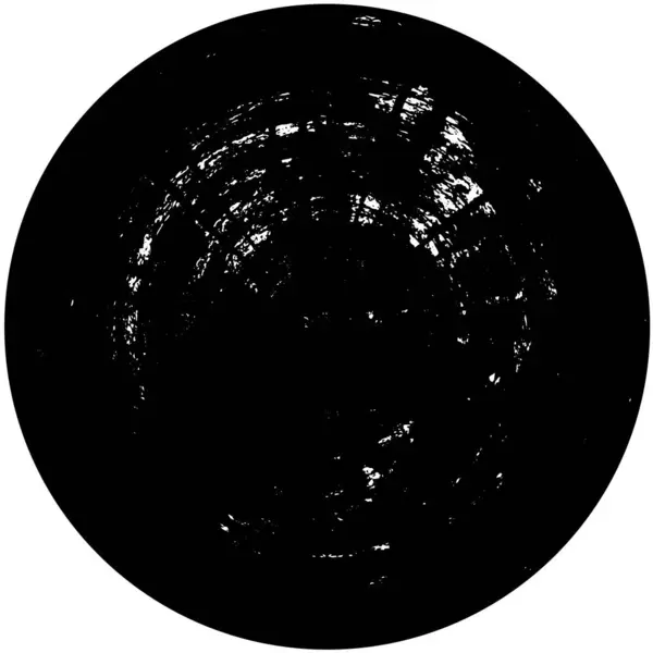 Abstrakcyjne Tło Faktura Monochromatyczna Czarne Białe Okrągłe Tło Białym Tle — Wektor stockowy