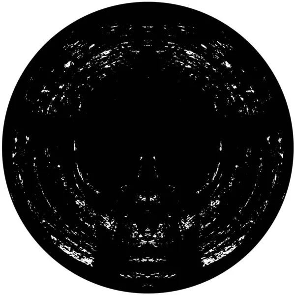 Fundal Abstract Textura Monocromă Fundal Circular Alb Negru Fundal Alb — Vector de stoc