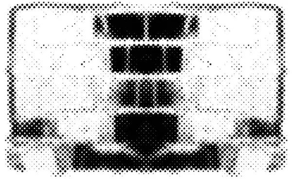 グラウンジハーフトーンドットテクスチャの背景 スポットされたベクトル抽象テクスチャ — ストックベクタ