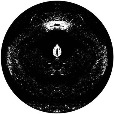 yuvarlak tek renkli grunge desenli arkaplan