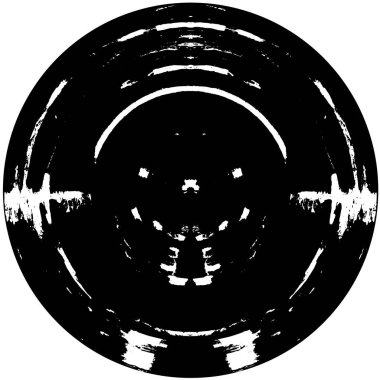 yuvarlak tek renkli grunge desenli arkaplan