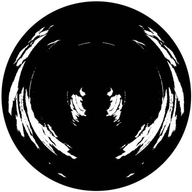 yuvarlak tek renkli grunge desenli arkaplan