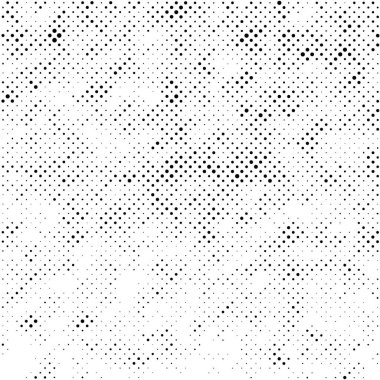 siyah ve beyaz grunge arka plan. Çemberli soyut desen, vektör illüstrasyonu