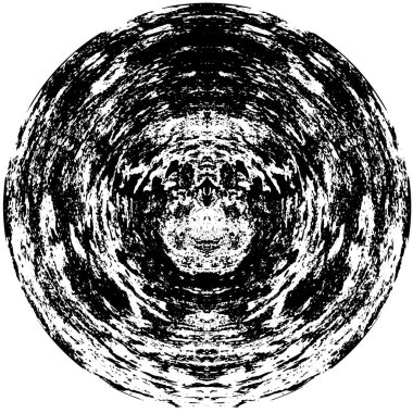 yuvarlak tek renkli grunge desenli arkaplan