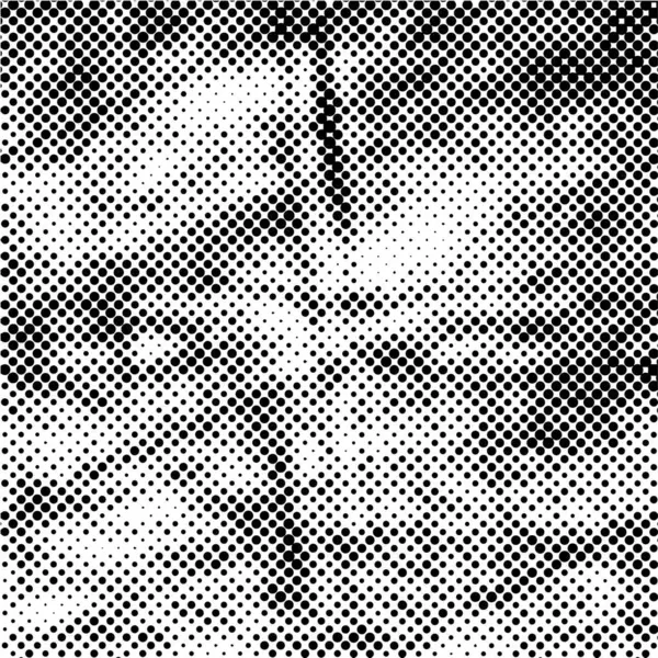 Чорно Білий Гранжевий Фон Абстрактний Візерунок Точками Векторні Ілюстрації — стоковий вектор