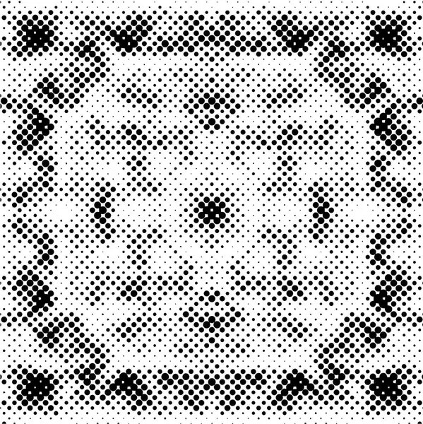 Symmetrical Geometrical Grunge Background Dots — Stock Vector