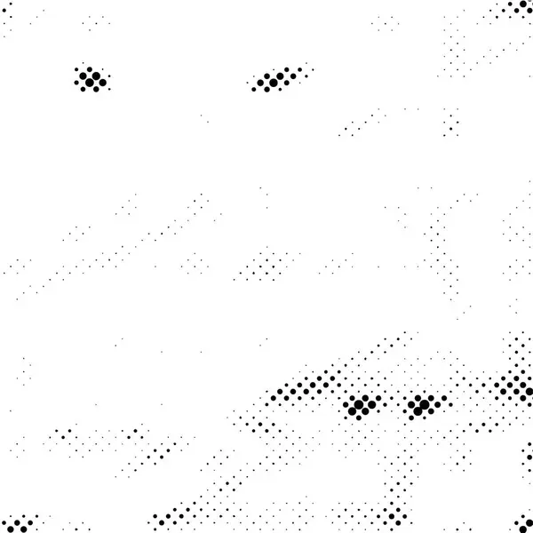 Fond Grunge Noir Blanc Motif Abstrait Avec Des Points Illustration — Image vectorielle
