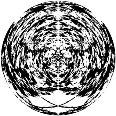 soyut yuvarlak monokrom grunge desenli arkaplan