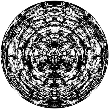 soyut yuvarlak monokrom grunge desenli arkaplan