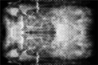 farklı noktaların siyah ve beyaz mozaiği