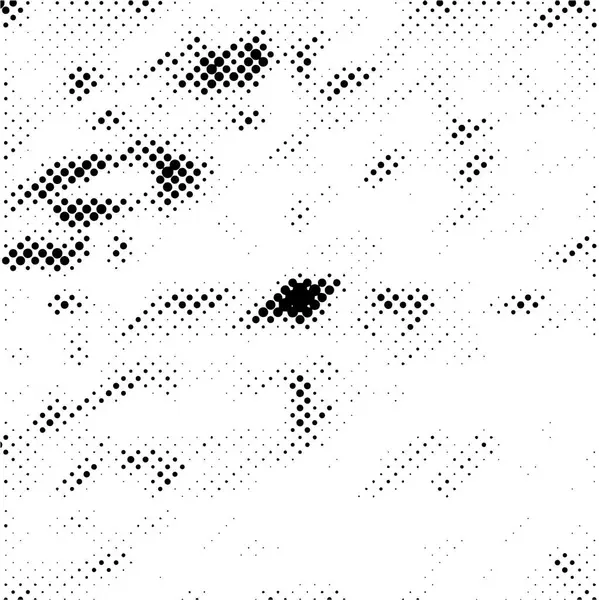 Ασπρόμαυρο Φόντο Grunge Αφηρημένο Μοτίβο Κύκλους Διανυσματική Απεικόνιση — Διανυσματικό Αρχείο