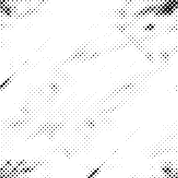 Чорно Білий Гранжевий Фон Абстрактний Візерунок Колами Векторні Ілюстрації — стоковий вектор