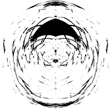  Beyaz arkaplanda çember şeklinin vektör illüstrasyonu. 