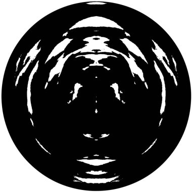  Beyaz arkaplanda çember şeklinin vektör illüstrasyonu. 