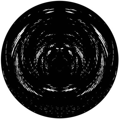  Beyaz arkaplanda çember şeklinin vektör illüstrasyonu. 