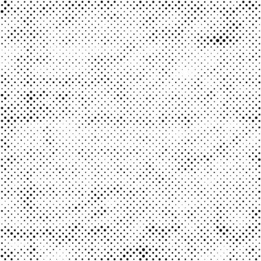 Beyaz arkaplandaki birçok küçük siyah noktanın soyut deseni 