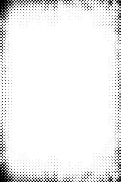 Zwart Wit Achtergrond Met Stippen Vector Illustratie — Stockvector