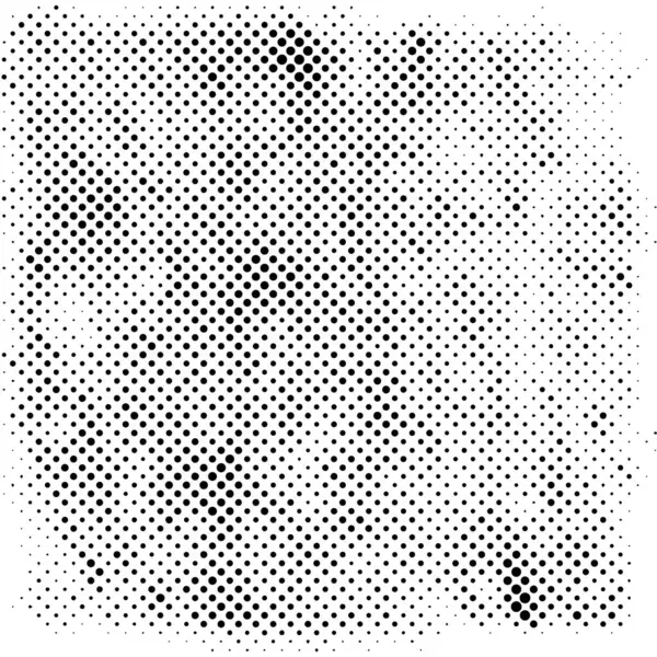 Black White Monochrome Distress Vector Texture Dots Shadows — Stock Vector
