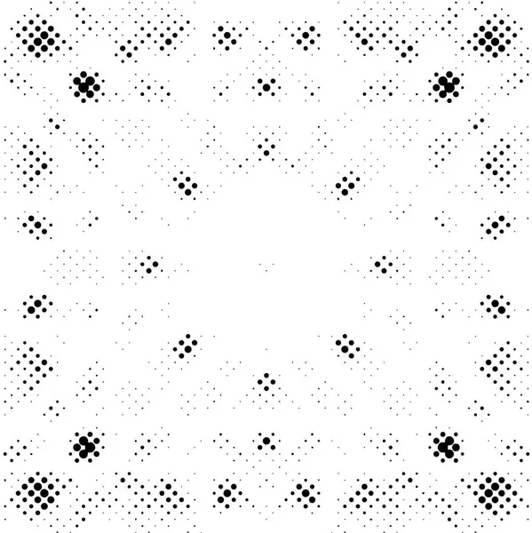 Schaduwrijke Symmetrie Een Monochrome Grunge Vector Textuur — Stockvector