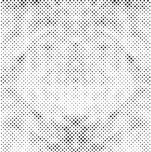 白い背景に黒い点のテクスチャされたモザイクパターン — ストックベクタ