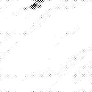 Siyah noktalı soyut grunge arkaplan, vektör illüstrasyonu. Görülen arkaplan