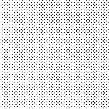 Tek renkli siyah beyaz desenli. Beyaz arkaplanda siyah noktalar.