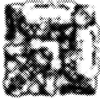 siyah ve beyaz tek renkli arka plan. Noktalar desenli soyut doku, grunge yarım ton arkaplan, vektör illüstrasyonu