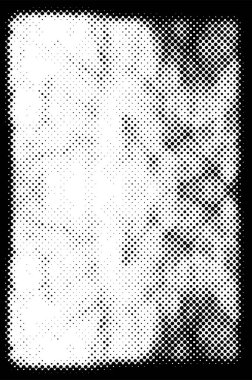 Siyah beyaz grunge arka planda görülmüş. Soyut yarım ton vektör çizimi