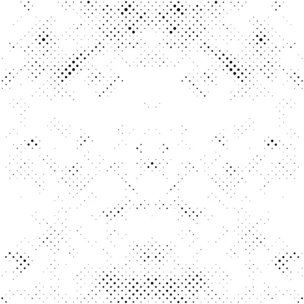 单色黑白质感 白色背景上的黑点 — 图库矢量图片