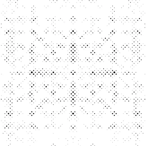 Einfarbige Schwarz Weiß Textur Schwarze Punkte Auf Weißem Hintergrund — Stockvektor
