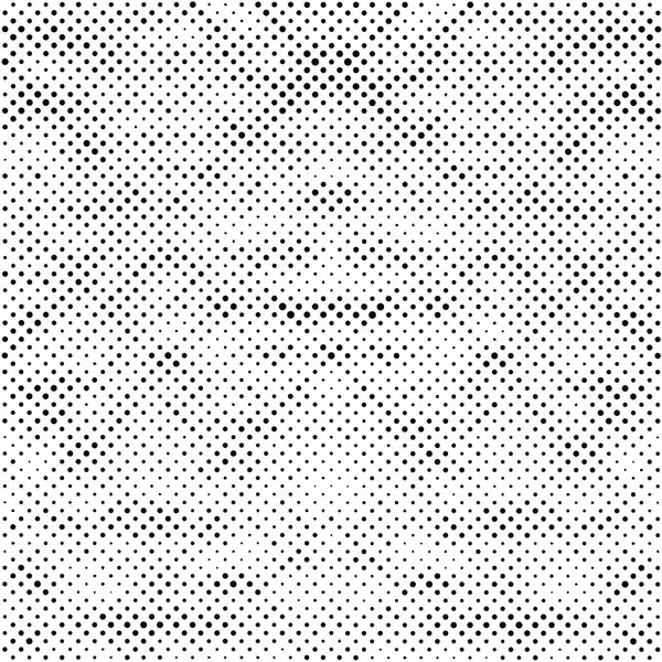 Monochrome Black White Texture Black Dots White Background — Stock Vector