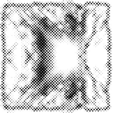 soyut siyah ve beyaz grunge noktalı desen, vektör illüstrasyonu