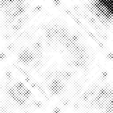 grunge siyah ve beyaz noktalı doku şablonu.