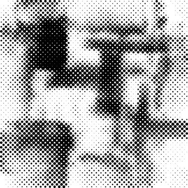 grunge siyah ve beyaz noktalı doku şablonu.