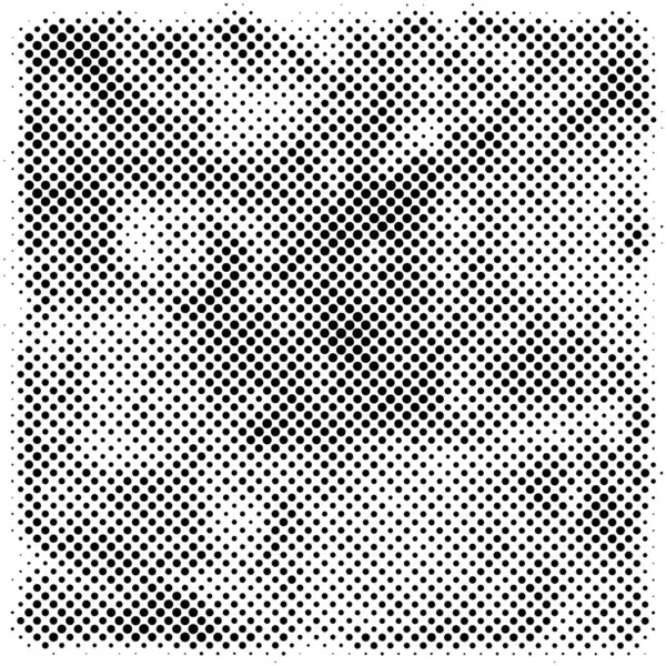 黒と白のモノクロの背景 ドットパターン グラウンジハーフトーングリットバックドロップ ベクターイラスト — ストックベクタ