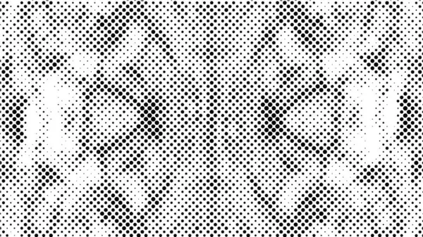 Black White Old Grunge Vintage Weathered Background Dotted Pattern Stok Ilustrasi 