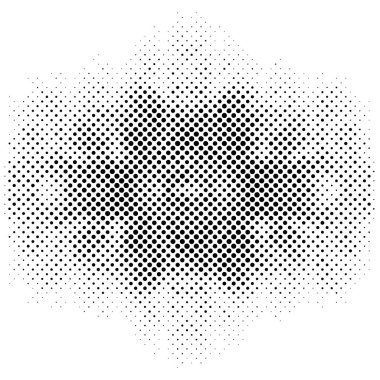 Yarı ton siyah beyaz grunge arka plan. Beyaz arka plana dağılmış noktaların dokusu. Kartvizitlerde, rozetlerde, etiketlerde klasik sanat tarzında soyut desenler var. Vektör tek renkli elementler