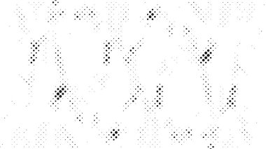 Siyah ve beyaz grunge çizgisi arka planda görülmüş. Soyut yarım ton illüstrasyon arka planı. Grunge ızgara polka nokta arkaplan deseni