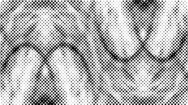 siyah ve beyaz tek renkli benekli arkaplan soyut doku vektörü çizimi