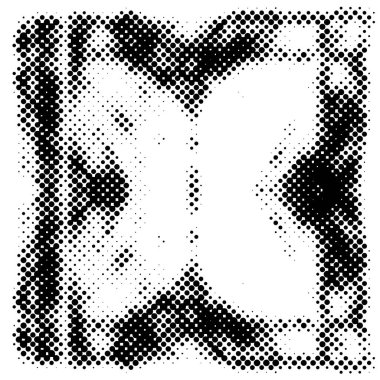 Arka plan siyah ve beyaz noktalı