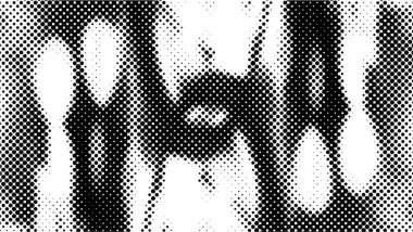 siyah ve beyaz tek renkli benekli arkaplan soyut doku vektörü çizimi